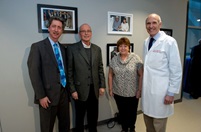 Dr. Bruce Levine, Bill Ludwig, Darla Ludwig, and Dr. Carl June